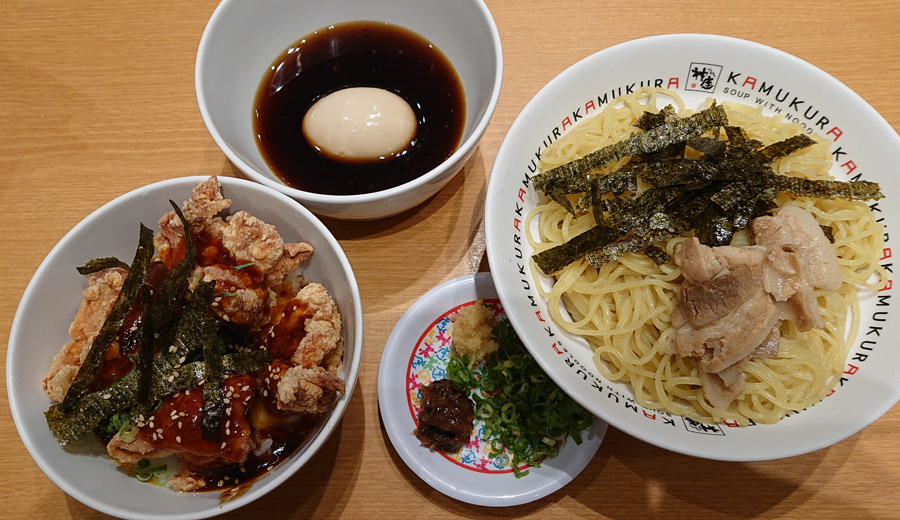 どうとんぼり神座 懐かしのラーメン鉢セット 赤・青ペア 新品非売品